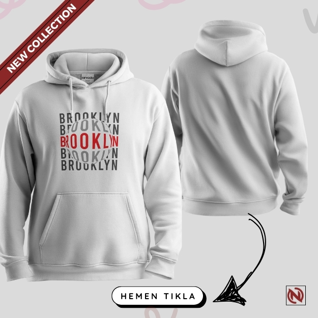 Brooklyn Kapüşonlu Sweatshirt